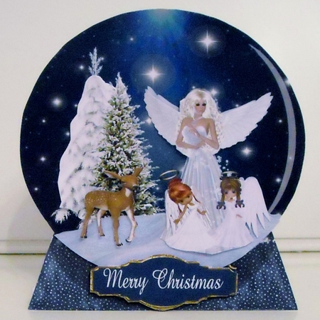 Snow Globe and Angel Family  Mini Kit  by Pam Stubley