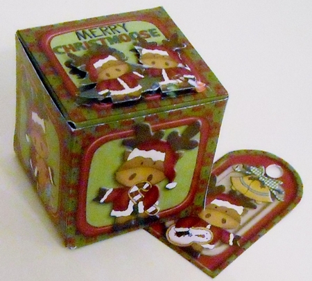 Christmas Merry Mooses 3 inch Box mini kit   by Pam Stubley