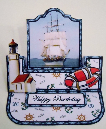 Easel pop-ups All at sea by Pam Stubley