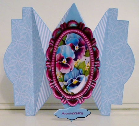 Pansy Diamond Card Mini Kit by Pam Stubley