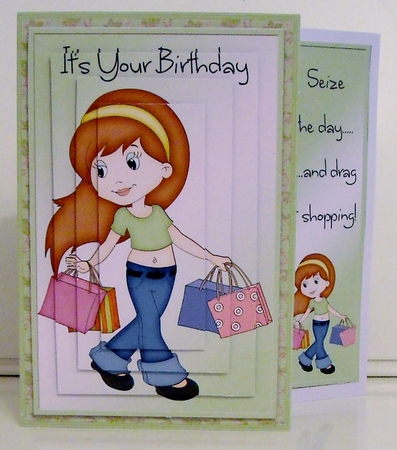 Drag it Shopping Card Kit by Pam Stubley