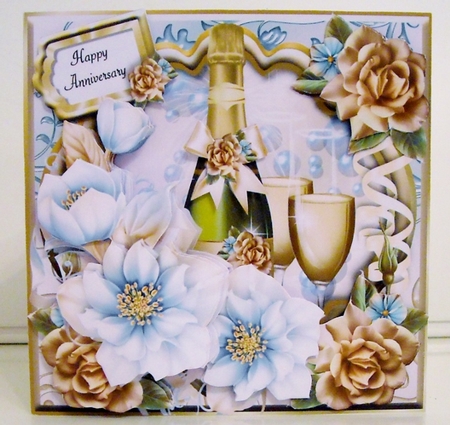 Champagne & Blue Hues Celebration by Pam Stubley