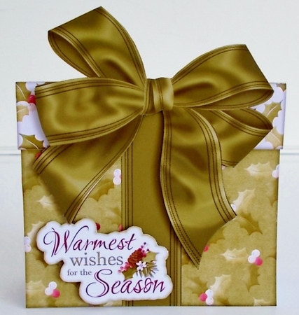 Holly Parcel Card Kit by Pam Stubley