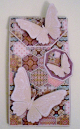 Arabic Pattern with Butterflies Card/Money Envelope Mini Kit by Pam Stubley