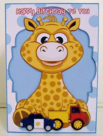Happy Birthday - Little Giraffe by Pam Stubley