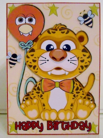 Happy Birthday - Little Cheetah by Pam Stubley