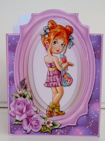Going Out Shaped Pyramid Card Kit by Pam Stubley