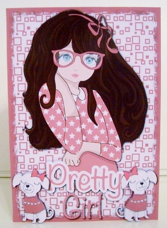 PRETTY GIRL IN STARS by Pam Stubley