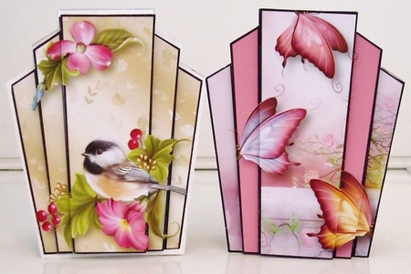 Art Deco Stacker Birds, Cat & Dogs Bumper Kit by Pam Stubley