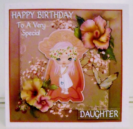 Lil Doll Alice With Hibiscus by Pam Stubley