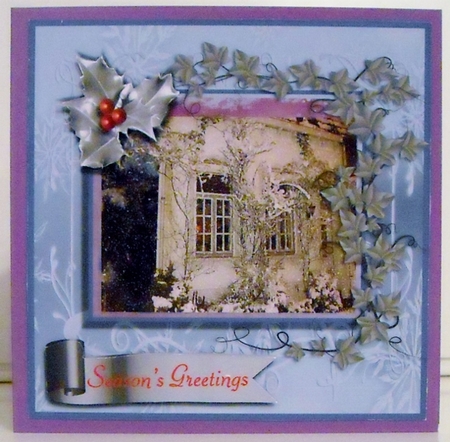 Frosty Christmas Cottage by Pam Stubley