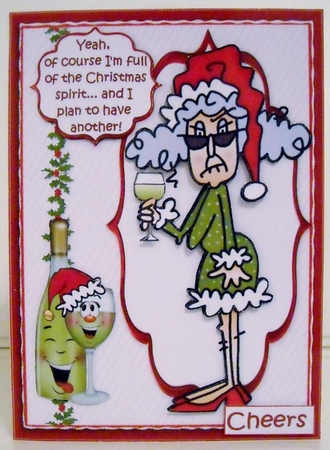 Stella is full of Christmas spirit  by Pam Stubley