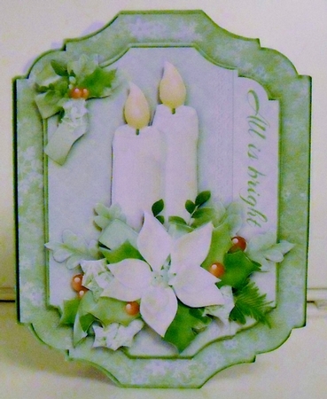 All Is Bright Shaped Card Kit by Pam Stubley