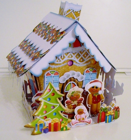 Gingerbread Cuties Gingerbread House Treat Box by Pam Stubley