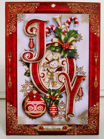 Christmas JOY Card Mini Kit by Pam Stubley