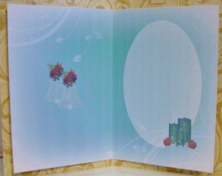 Christmas Bells, Blank Insert by Pam Stubley