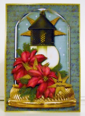 Christmas Snowglobe Country Style Mini Kit by Pam Stubley