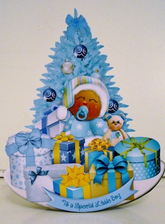 My Baby Boy Rocks - Rocker Card & Envelope Kit by Pam Stubley
