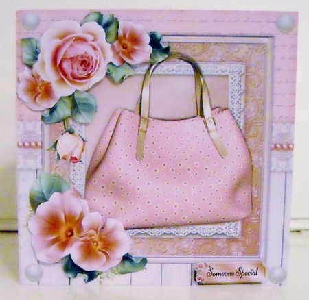 Pretty In Pink 8x8 Mini Kit by Pam Stubley