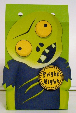 3D Halloween Zombie Decay Gift Bag Mini Kit by Pam Stubley
