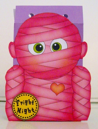 3D Halloween Mummy Zelda Gift Bag Mini Kit by Pam Stubley