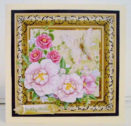 Peonies and camelia rose by Pam Stubley