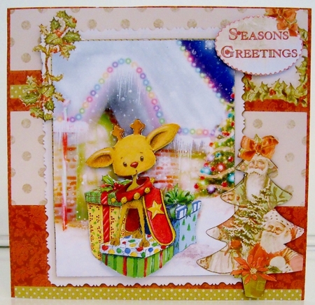 Vintage Rudolf Christmas Delivery Mini Kit by Pam Stubley