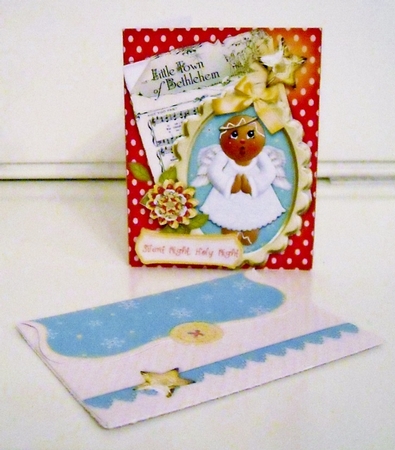 Gingerbread Cuties #3 Quick Card & Envelope Mini Kit by Pam Stubley