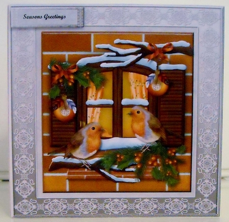 Birdsong Christmas Topper & Tags by Pam Stubley
