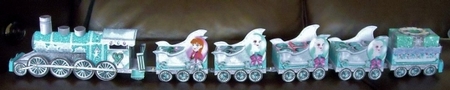 The Snowflake Princess Express 3d Advent Train Kit by Pam Stubley