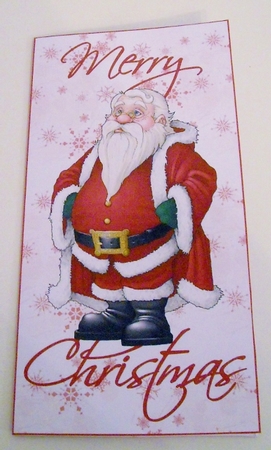 Santa Moneyholder and Envelope by Pam Stubley