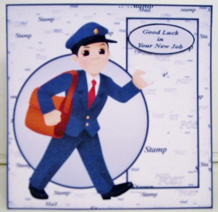 Here comes the post man by Pam Stubley