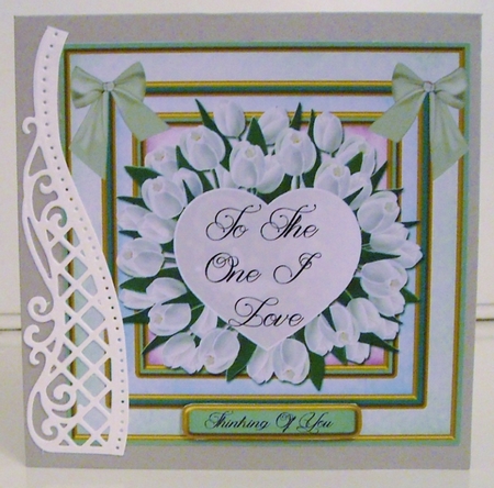 Romance Card To The One I Love by Pam Stubley