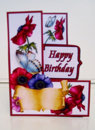 Upright stepper kit - Anemones by Pam Stubley