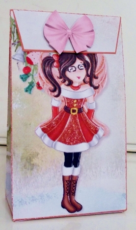 Christmas Fairy Wishes Pinch Bag by Pam Stubley