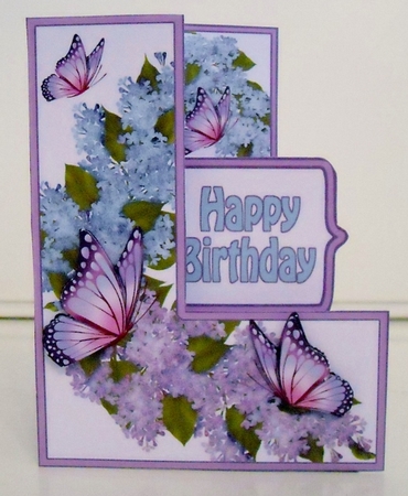 USK  Lilacs & butterflies by Pam Stubley