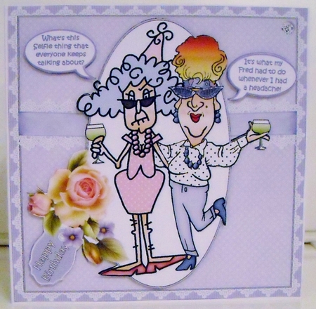 8x8 Stella and Edna girl talk mini kit by Pam Stubley