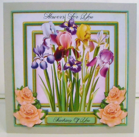 Flowers for You Card  by Pam Stubley