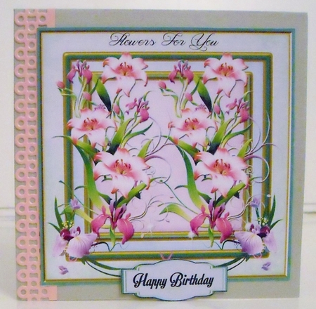 Flowers for You 4 Card  by Pam Stubley