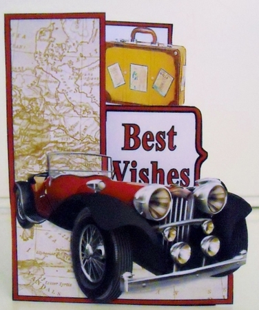 Upright stepper kit   Vintage Car  by Pam Stubley