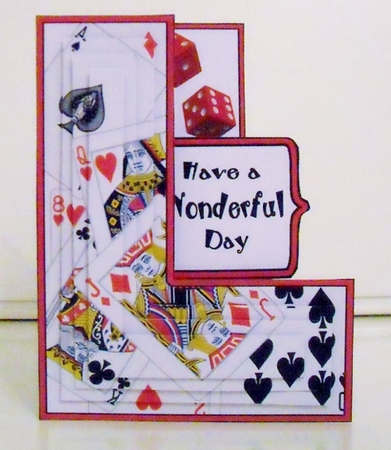Upright stepper kit  - PLaying Cards by Pam Stubley