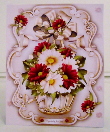 Vintage Cream Basket Card Mini Kit by Pam Stubley
