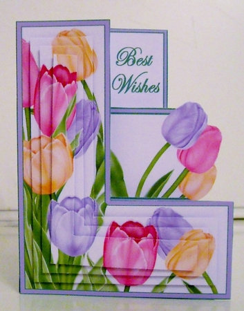Upright stepper kit   Tulips by Pam Stubley