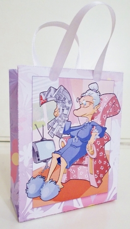  Granny Cool Mini Gift Bag by Pam Stubley