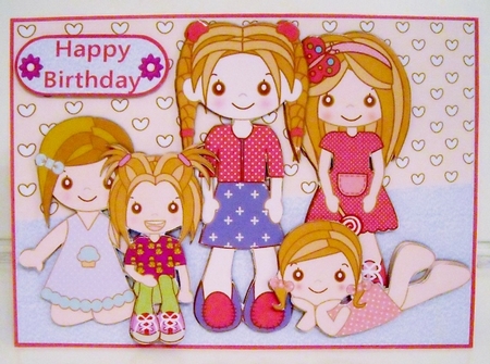 Little Girls Together by Pam Stubley