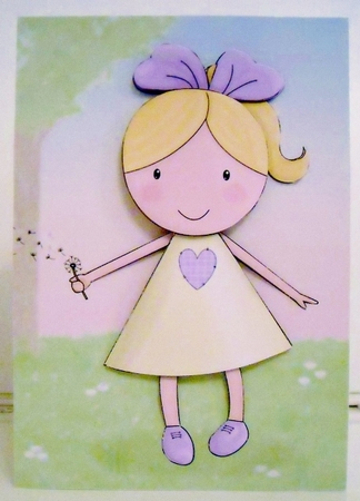 Cutie Pie Kids Dandelion Dreams A5 Mini Kit by Pam Stubley