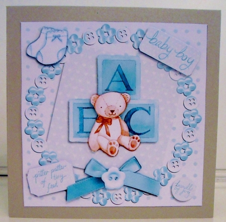 New Baby - Boy - Bundle Of Joy by Pam Stubley