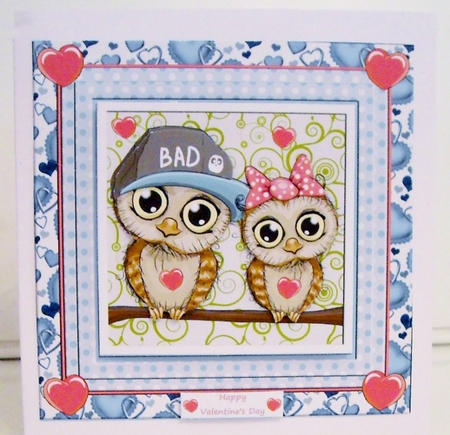 Romance Just For You 7x7 Topper by Pam Stubley