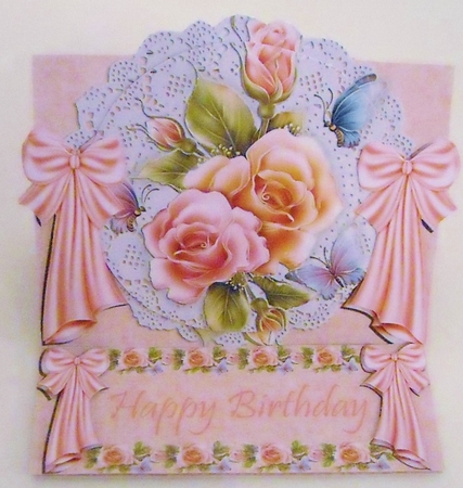 Birthday Bouquet  Easel Card by Pam Stubley