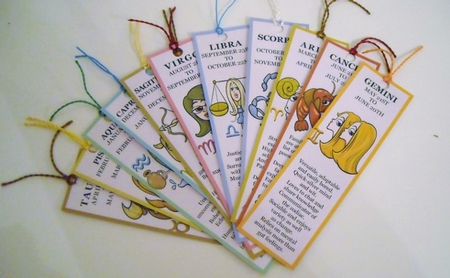 JJ ZODIAC STAR SIGNS BOOKMARKS KIT by Pam Stubley
